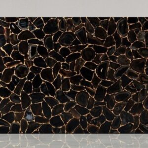 agate black diamond with gold
